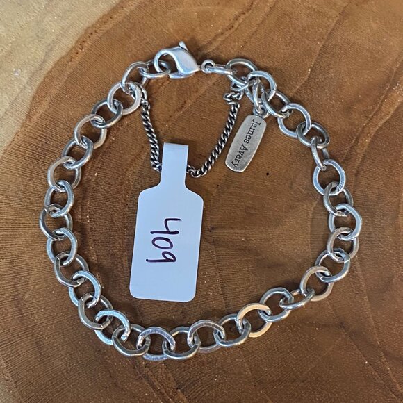 James Avery Forged Link Charm Bracelet, Size S, Sterling Silver - Picture 1 of 2
